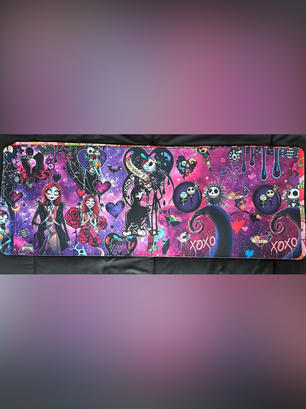 Nightmare-Themed keyboards mat